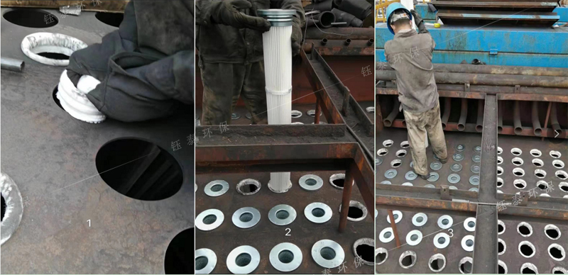 布袋除塵器升級(jí)改造褶皺式除塵濾袋